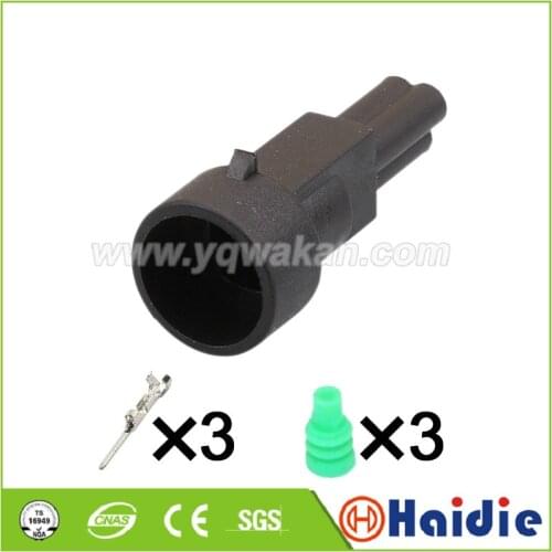 Free shipping 5sets 3pin male part of 15397275 15397149 Auto Connector sensor throttle plug connector