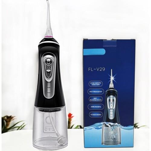 2021 Water Oral Flosser with 9 Clean Modes Non-Slip Hand Low-Noise Design Waterproof Portable Rechargeable for Home Travel