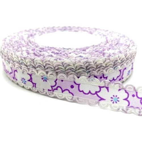 5Yards/lot 18mm Cotton Ribbon Handmade Design Printed Cotton Ribbons For Wedding Christmas Decoration DIY Sewing Fabric #01
