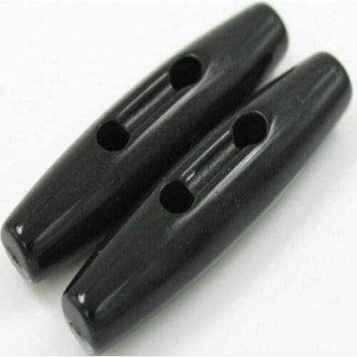 52mm Clothing Coat Buttons Diy Home Textile Accessories Black Acrylic Olive Buckle Button 100pcs/lot