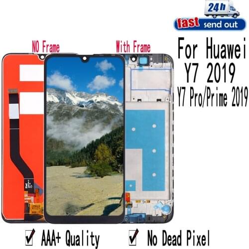 6.26" Y7 2019 LCD For Huawei Y7 Prime 2019 LCD Display Y7 Pro 2019 Touch Screen Digitizer Assembly Replacement