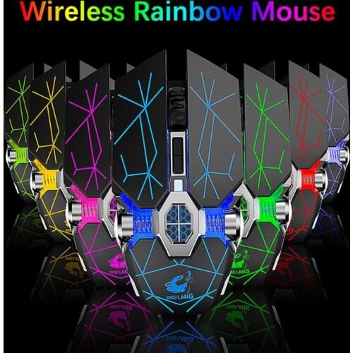 X13 2.4G Bluetooth Wireless Mute Rechargeable Mechanical Game Mouse for Laptops Portable Computer Mouse Gamer Mice For PC Laptop