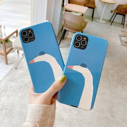 Duck Goose Game Phone case For iphone 4 4s 5 5S SE 5C 6 6S 7 8 plus X XS XR 11 PRO MAX 2020 black Etui luxury waterproof soft