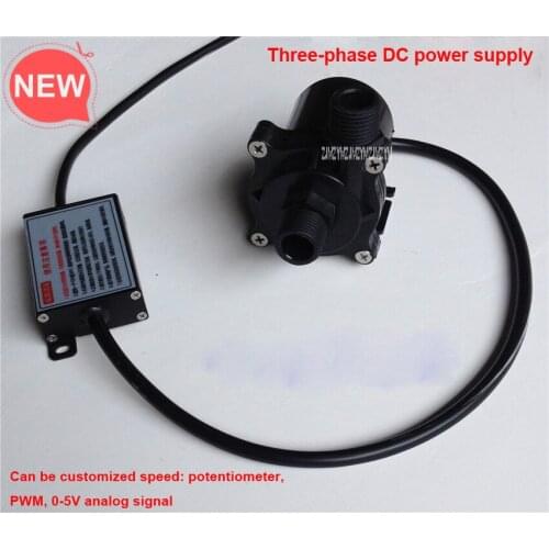 NC50A-1280 Small 8 Meters 12V High Temperature Resistance Solar Hot Water Cycle Water Pump For Washing Car 39.6W 3.3A 16L / Min