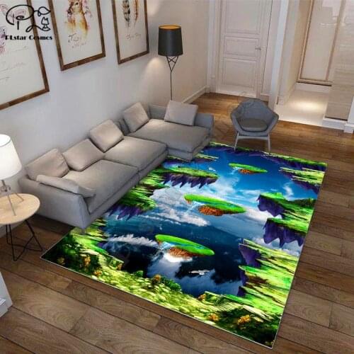 Sky road carpet Square Anti-Skid Area Floor Mat 3D Rug Non-slip Mat Dining Room Living Room Soft Bedroom Carpet
