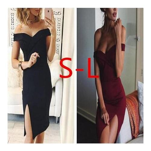 Summer Ruffles Strapless Club Party Dresses Black White Yellow Sexy Split Long Bodycon Dress