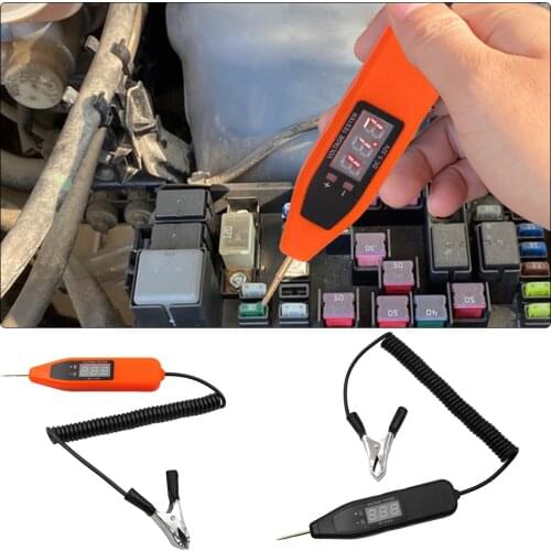 5-32V Car Repair Multifunctional LED Light Probe Pen Voltage Tester Power Fuse Digital Display Professional Electrical Circuit