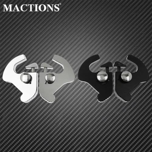 Motorcycle Detachable Rotary Sissy Bar Luggage Rack Docking Latch Kit Black/Chrome For Harley Sportster Softail Dyna Touring