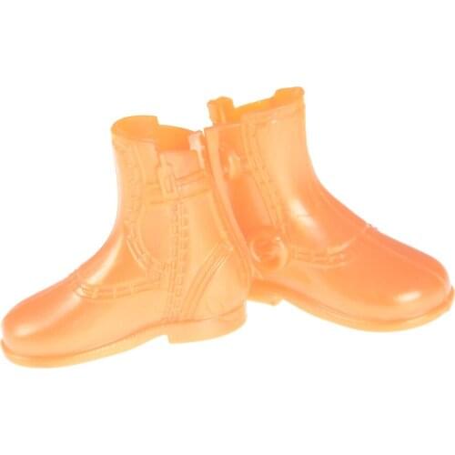 1Pair Short Boots 12'' Ken Casual Shoes Orange Color Toy Doll Accessories For Male Monster Dolls Wholesale