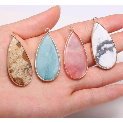 Natural Agates Pendants Charms Connector Pendants for Jewelry Making DIY Accessories Fit Necklaces