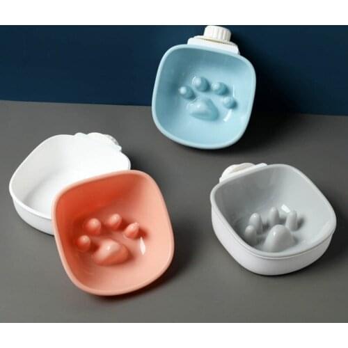 Hanging Pet Cage Bowl Plastic Pet Dog Bowl Pet Slow-Eating Food & Water Feeder Cup For Cat Puppy Birds Rats Guinea Pigs