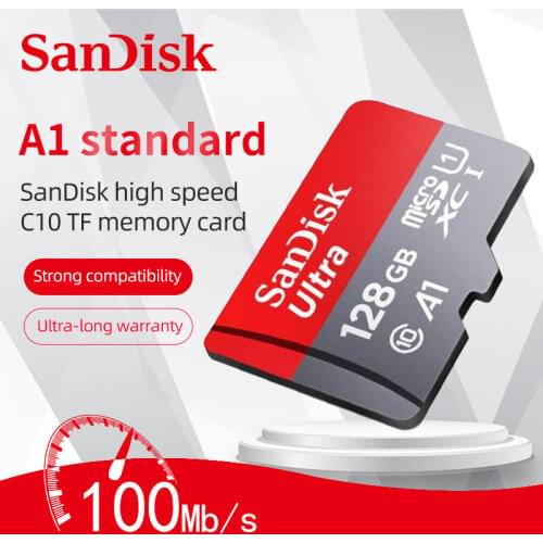 SanDisk 100% Original micro sd 128GB 64GB 32GB 16GB 98mb/s TF usb flash memory card microsd class10 Product 10 years warranty