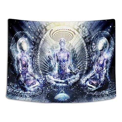 Bohemian Room Decoration Psychedelic Colorful Trippy Surreal Abstract Art