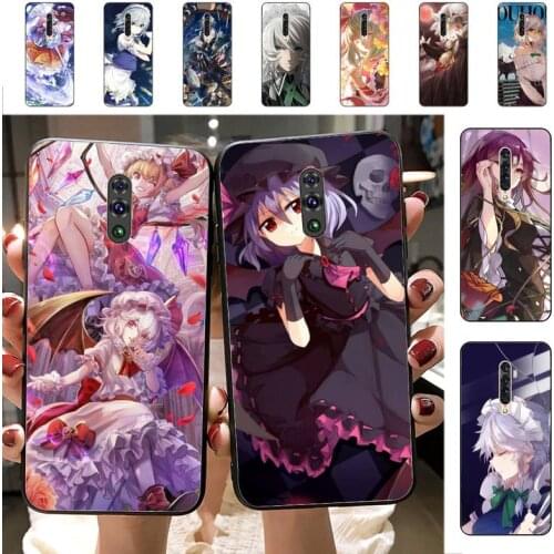 YNDFCNB touhou sakuya Phone Case for vivo Y91C Y11 17 19 53 81 31 91 for Oppo a9 2020