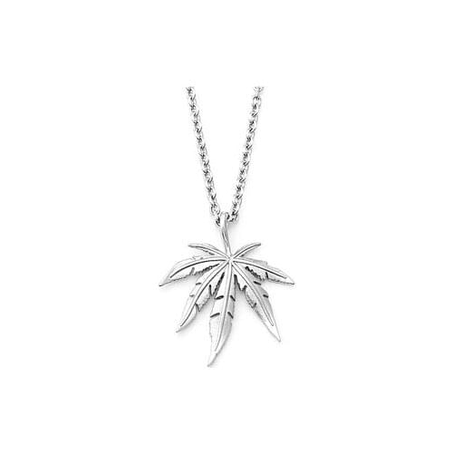 Women Weed Herb Maple Leaf Pendant Necklace Chains Jewelry Necklace for Men Gifts Fashion Hip Hop Charm Hemp Leaf Necklace