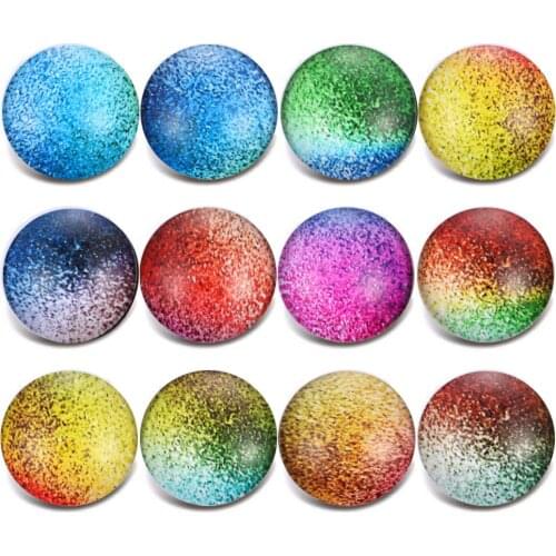 10pcs/lot 2019 New Snap Jewelry Colorful Shinny 18mm Glass Snap Buttons Fit Snap Bracelet Bangle for Women Wholesale