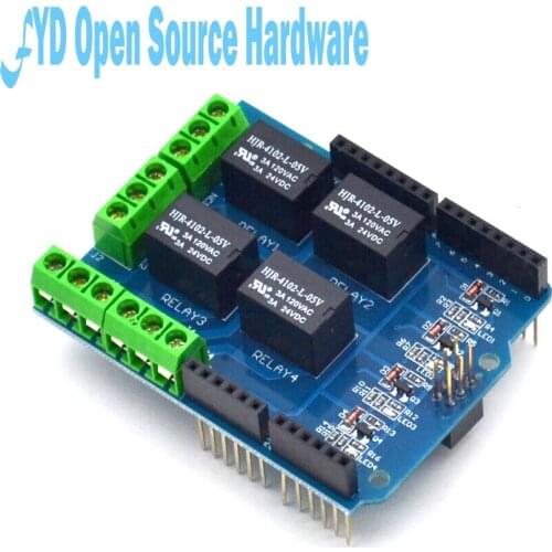 5pcs 4 channel Relay Shield 5V 4 Channel Relay Shield Module for arduino