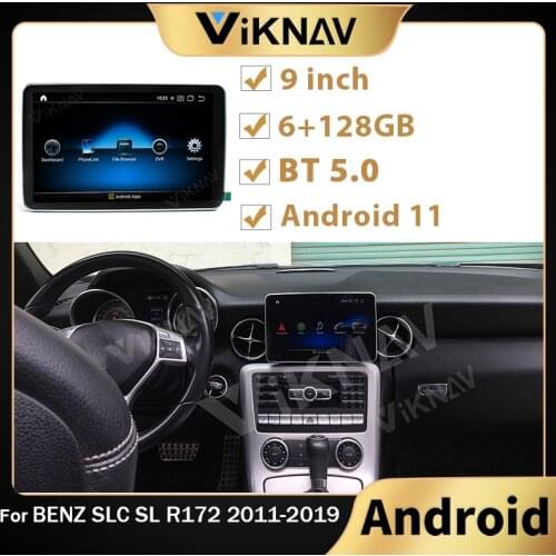 For benz SLC SL R172 2011-2019 car radio GPS navigation head unit car Android DVD multimedia player stereo recorder