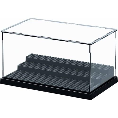 Block Display Window Cabinet Showcase Toy Brick Storage Durable Pracitical Acrylic Dustproof Beautiful Assembled Countertop Box