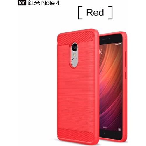 Smartphone cases for xiaomi redmi note4,50pcs/lot,carbon fiber rugged armor TPU protective cover for redmi note4 case,5.5 inch