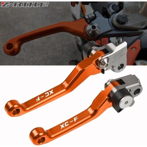 CNC Aluminum Motorcycle DirtBike Dirt Pit Bike Motocross Pivot Brake Clutch Levers For 250XC-F 2007-2018 250 XC-F XCF XC F