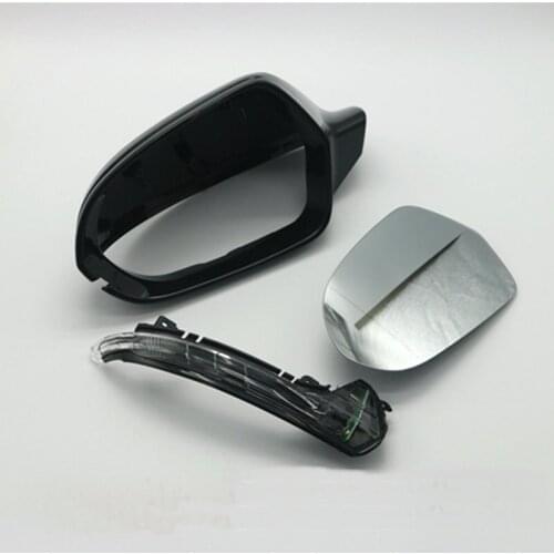 For audi A6L 2012-2018 Outside reversing mirror housing Reversing mirror turn signal Mirror mirror Polo black