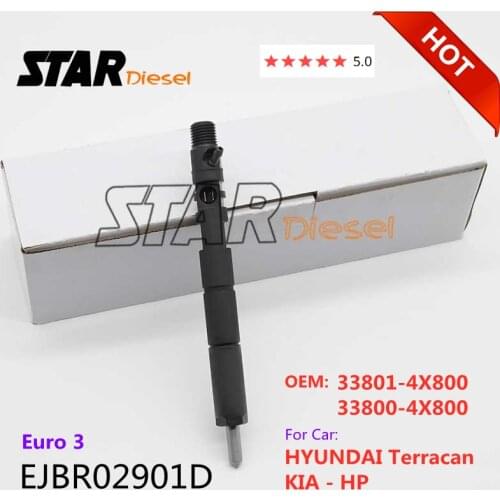 Euro 3 Diesel Injector Nozzle EJBR02901D Auto Engine Parts OEM 33801-4X800 33800-4X800 For KIA HYUNDAI Terracan