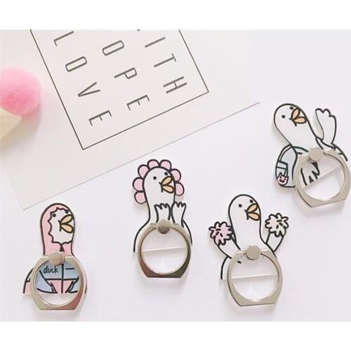 360 Degree Finger Ring Holder Cute Dusk Mobile Phone Holder Stand Smartphone Cartoon Phone Ring Holder Support For iPhone