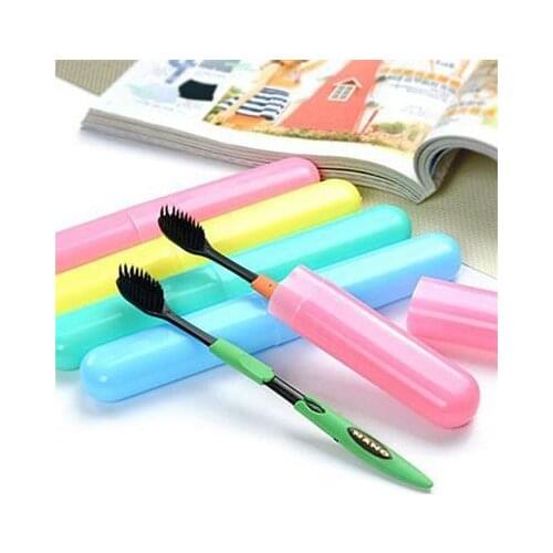 Fashion Hot Trendy Travel Hiking Camping Toothbrush Protect Holder Case Box Tube Cover