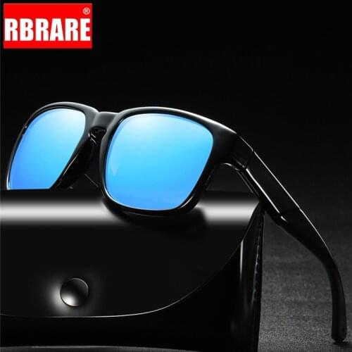 RBRARE Driving Polarized Men Sunglasses Plastic Light Frame Sunglasses For Men High Quality Resin Sun Glasses For Men Outdoor