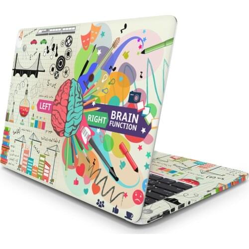 Sticker Master DIY Brain Universal Sticker Laptop Vinyl Sticker Skin Cover For 10 12 13 14 15.4 15.6 16 17 19 " Inc Notebook decal for Macbook,asus,Acer,Hp,Lenovo,Dell