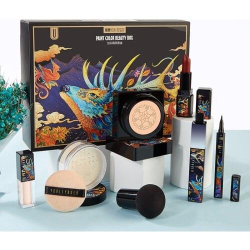 NEW BB CC Cream Makeup Air Cushion Mushroom Head Moisturizing Concealer Whitening For Face Beauty Women Makeups Set Cosmetic