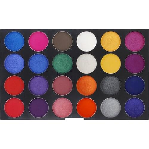 Pro 48 Colors Warm Eyeshadow Palette Matte/Shimmer Makeup Cream Natural Smoky Deep Eye Makeup Kit