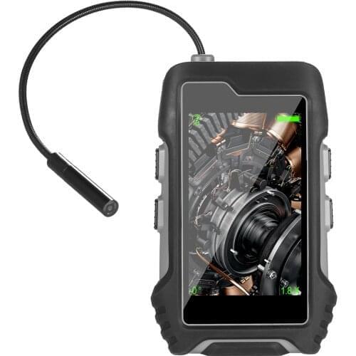 4.3" Industrial Endoscope with 2.7" Soft Pipe Probe Hand-held Inspection Camera for Vehicle/Air Conditioner/Pipeline Repairing