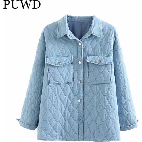 Женские джинсовые куртки PUWD China At AliExpress