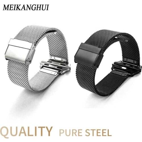 Milanese loop band for apple watch 42mm 38mm Stainless Steel metal strap Bracelet watchband for iwatch series 3/2/1 Accessories