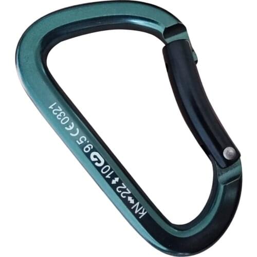 22KN Heavy Duty Aviation Aluminum Outdoor Climbing Rappelling Rescuing Carabiner Climbing Carabiner