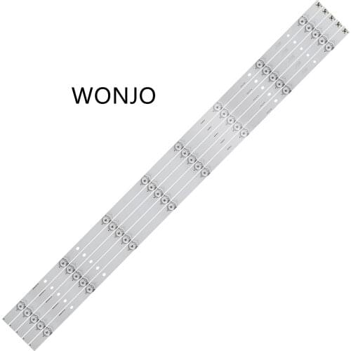 5pcs LED Strip For Panasonic Tc-43sv700b Tc-43es630b Tc-43fs630b TH-43C410K IC-A-HWCC42D486 3v 8leds