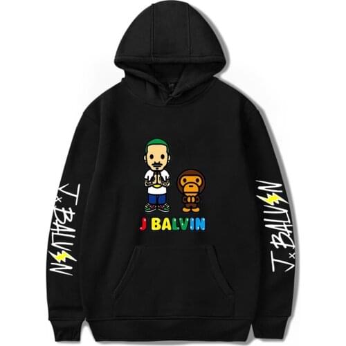 J BALVIN Hoodies Sun Flowers men Women Long Sleeve Hoody kids Sweatshirts boy girl Hoodie Unisex Oversized Fashion tops