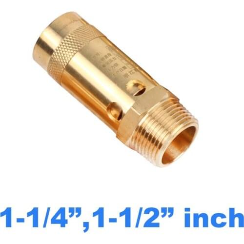 A28X-16T 8bar/13/16bar screw machine air compressor safety valve 1-1/4 1-1/2 spring type relief valve spring type safety valve