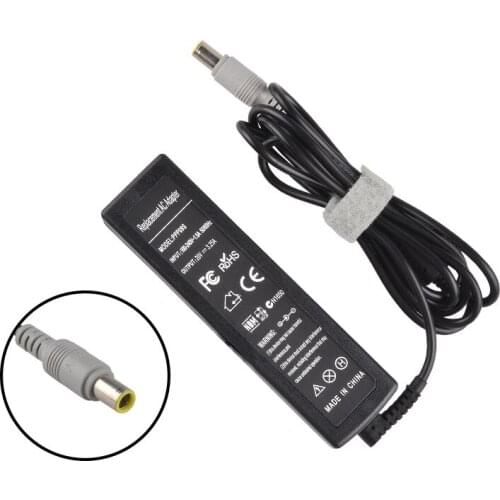 20V 3.25A 65W Long Type Power Adapter Charger Carregador Portatil for Lenovo X200 X300 R400 R500 T410 T410S T510 SL510 L410 L420