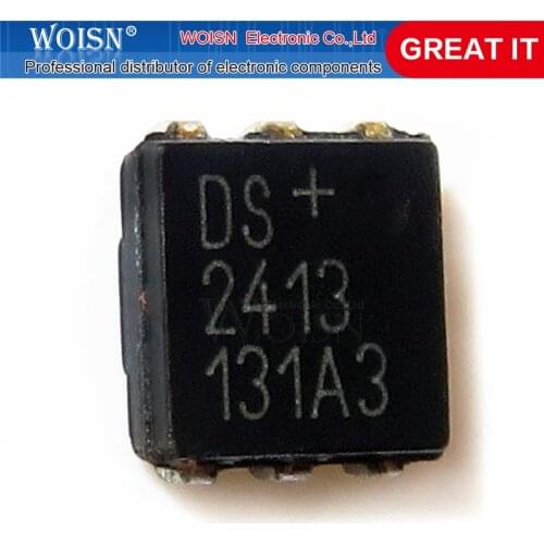 1pcs/lot DS2413P+ DS2413 (3A 2100H) 1-Wire Dual Channel Addressable Switch TSOC-6pin SOJ6 In Stock