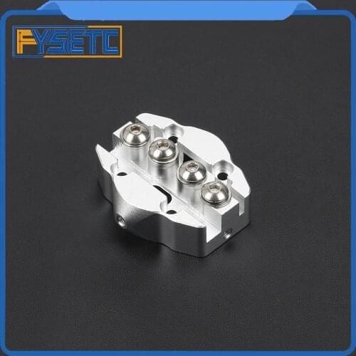 1PC Updaded All Metal Silver Kossel Delta Mini Slide Effector M3 Tackle Mini Carriage Pulley Slider For 3D Printer Parts