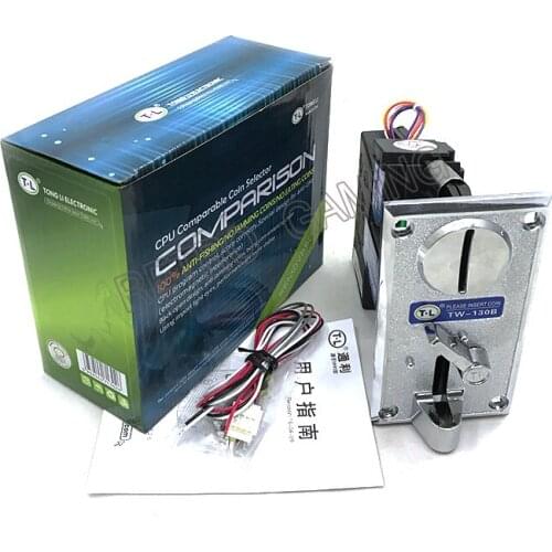 10pcs Arcade Coin Selector TW-130B CPU Mult Coin Acceptor for Arcade MAME Game Cabinet Machines DIY parts