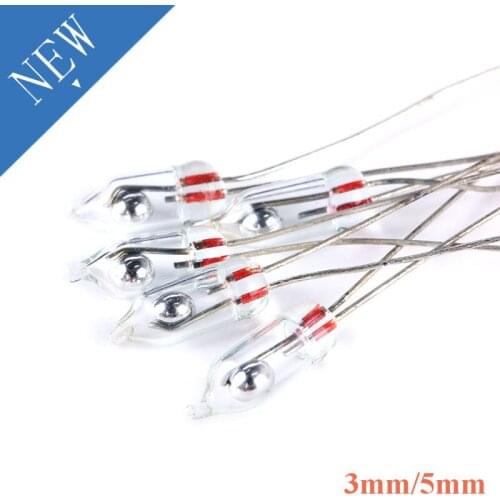 10pcs 3MM 5MM Mercury Switch Tilt Switch Unidirectional Switch Switches Accessories NEW