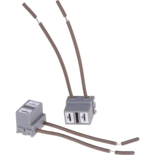 Hot 2Pcs H7 Wiring harness Car 2 Pin way Electrical Wire Connector Plug automobile Connectors Adapters for HID car Lamp