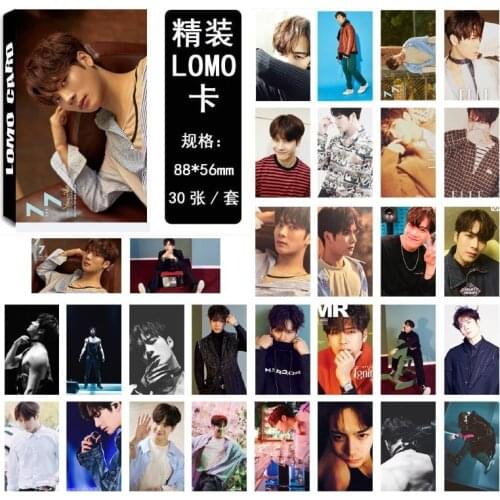 30pcs/set K-pop GOT7 photocard Jackson Single 01 Fashion high quality GOT7 Album Photo card stationery set new arrivals