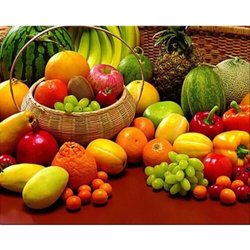 5D DIY Diamond Painting Still Life Variou of Spice Cross Stitch Full Square diamond embroidery diamond mosaic Table Food Kitchen