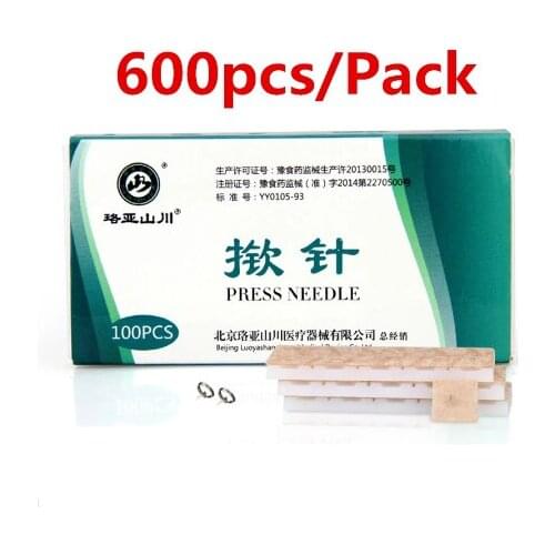 600pcs/Pack 0.22x1.5mm 0.25x2mm Acupuncture Press Needles Sterile Ear Press Needle Acupuncture Needles Disposable