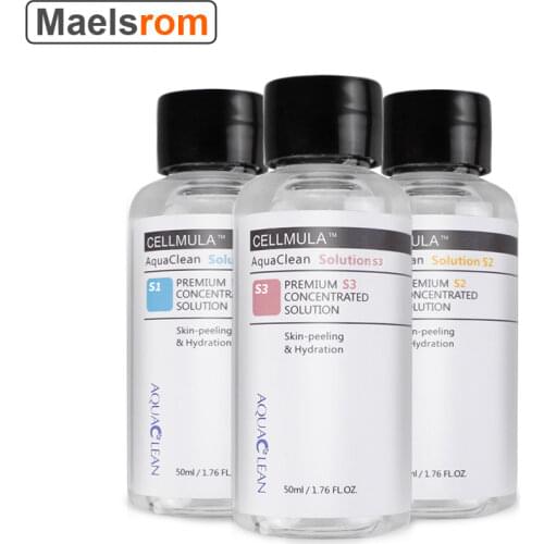 AS1 SA2 AO3 Concentrate Aqua Peeling Solution 50ml Hydra Dermabrasion Face Clean Blackhead Export Liquid for Beauty Salon Skin